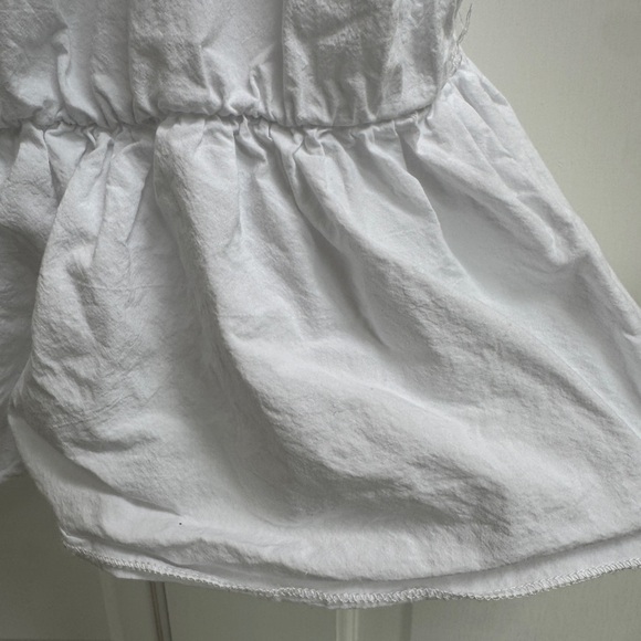 PatPat White Girls 4-5Y 4 5 Ruffle Sleeveless Top Blouse - Picture 4 of 6